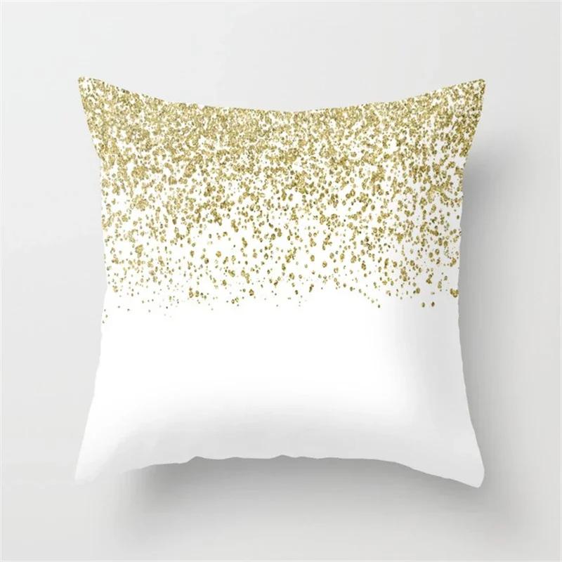 Geometric Plaids Cushion Cover Polyester Throw Pillow Cover Decorative Sofa Pillow Nordic Fashion Scottish Pillowcase 45*45Cm