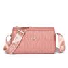 Trend women's bags 2025 new PU pleated messenger bags women's small bags women's shoulder bags tote bags