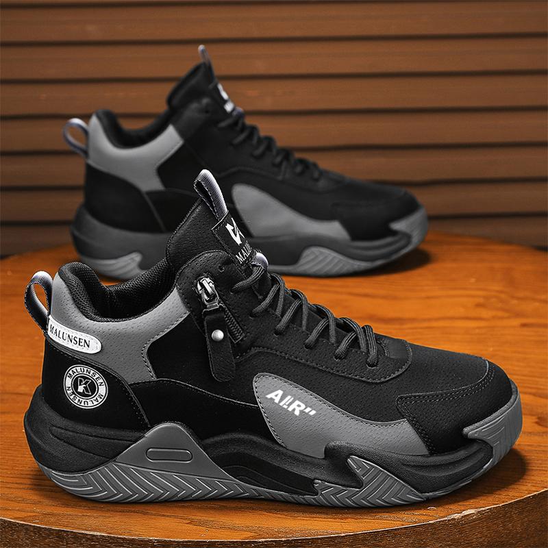 New Fashion  Autumn And Winter Men s High Top Martin Boots Students Male Boys Trending Soft Sole Work Shoes Labor Protection Martin Sneakers 39