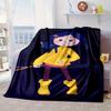 Moonlit Mystery Cora-line Blanket Flannel Blanket for bed, sofa, Camping, Hiking, Picnic Essentials, gift for family Fan gifts