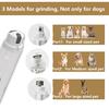 Dog Nail Clippers with LED Lights Low Noise Dog Nail Grinder with 3 Grinding Port for Large Medium Small Cats Dogs Pet Nail Trimmer Cutters