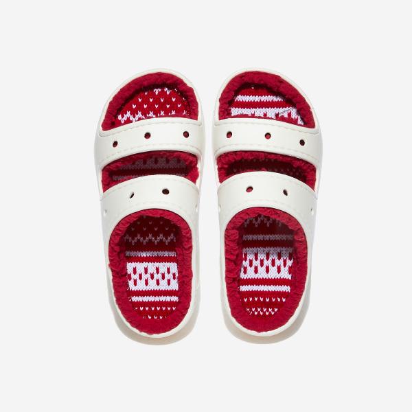 Crocs Classic Cozy Holiday Sweater Slides-CRS209227