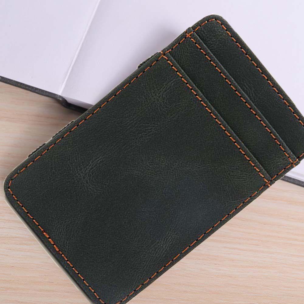 ID Card Case Men With Ribborn Gift Card Cover Cash Clip Magic Wallet Money Clips Mini Coin Purse