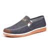 Old Beijing cloth shoes one pedal beef tendon sole spring and autumn denim men's leisure middle-aged and elderly non-slip dad shoes construction 