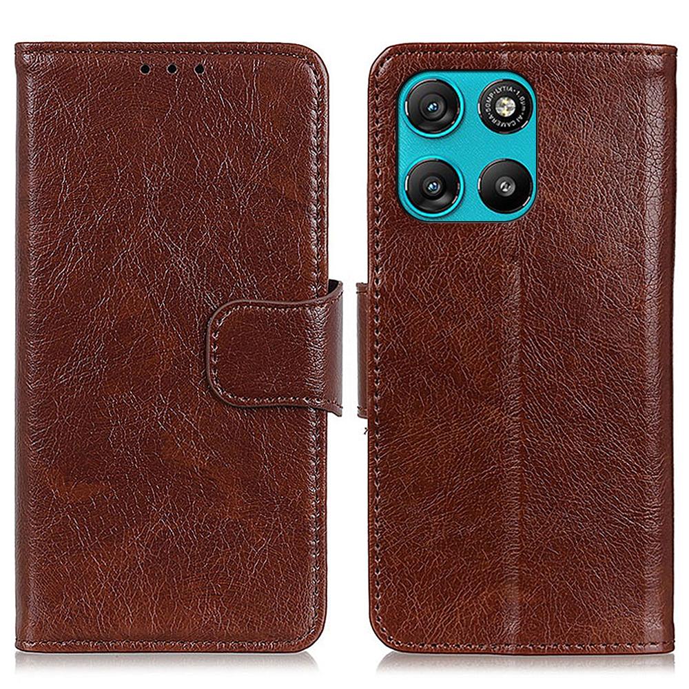 Phone Case For Motorola Moto G67 Power 5G/G57 Power 5G Nappa Texture Split Leather Wallet Phone Cover