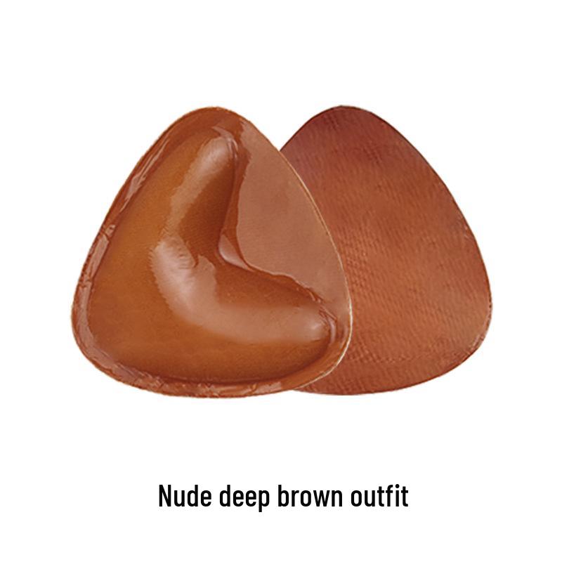 

Triangle Double-Sided Thickened Sponge Bra Pads: Enhancing Uplift, Invisible Bikini Silicone Breast Inserts. A
