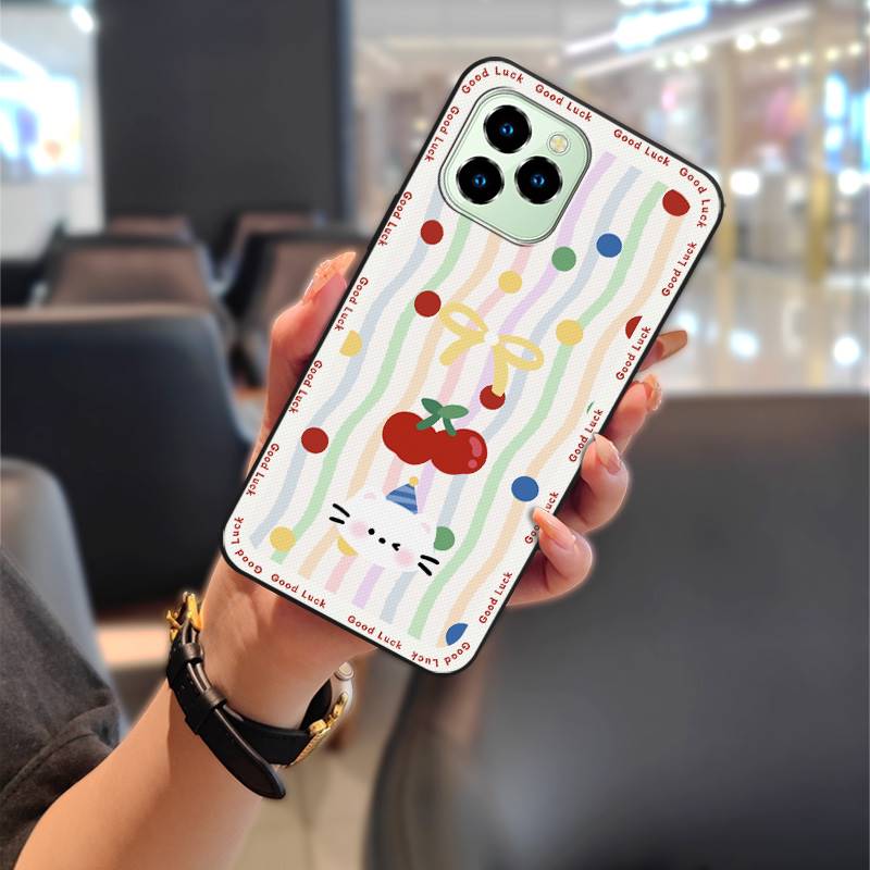 Cartoon Phone Pouch Phone Case For Oukitel C21 Pro Protective Cute Animals Shockproof Anti-dust Graffiti Durable TPU