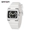 SANDA 3280 Fashion Men's Quartz Watch Creative Wristwatch Simple Waterproof Casual Watches for Man reloj hombre -2