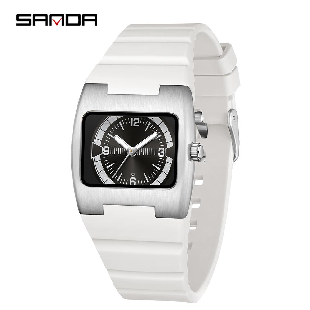 SANDA 3280 Fashion Men's Quartz Watch Creative Wristwatch Simple Waterproof Casual Watches for Man reloj hombre -2