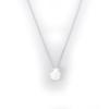 Altesse [G6883] - Milky White 'Scarlett' Silver Necklace