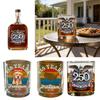 Exclusive 250th Anniversary Whisky Decanter Glass Wine Bottle Detailed History Accent Liquor Dispensing Box