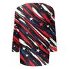 Women's Tops Three-quarter Sleeve Shirt V-neck Loose Casual Shirt Floral Print T-shirt