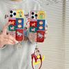 Chinese Floral Patchwork Plaid Little Horse iPhone Case for 17/16 Pro Max/15/14