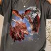 Retro Rodan Moon Shirt, Vintage Kaiju Animal Tee, Celestial Rodan Art, Aesthetic 90s Monster Tshirt, Pteranodon Moonlit Graphic, Rodan Gift