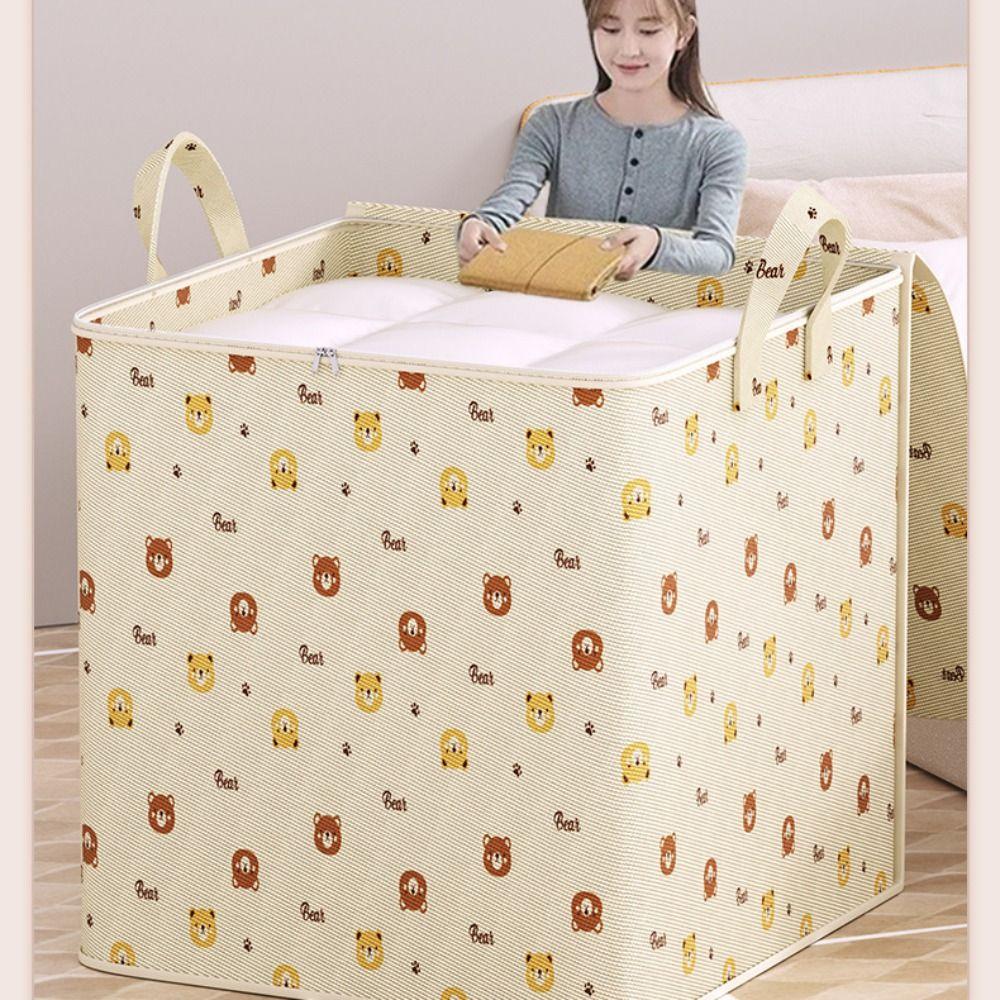 with Handle Quilt Storage Bag Large Capacity Moving Luggage Bag Clothes Storage Bins  Seasonal