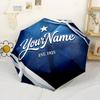Fc Zenit Customize Your Name Umbrella Compact Travel Automatic Umbrella with 8-Rib Foldable Design for Outdoor Daily Use Fashionable