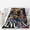 Custom Anuel AA Rapper Blanket 3D Print Soft Flannel Fleece Warm Throw Blankets for Travel Bedroom Sofa Quilt