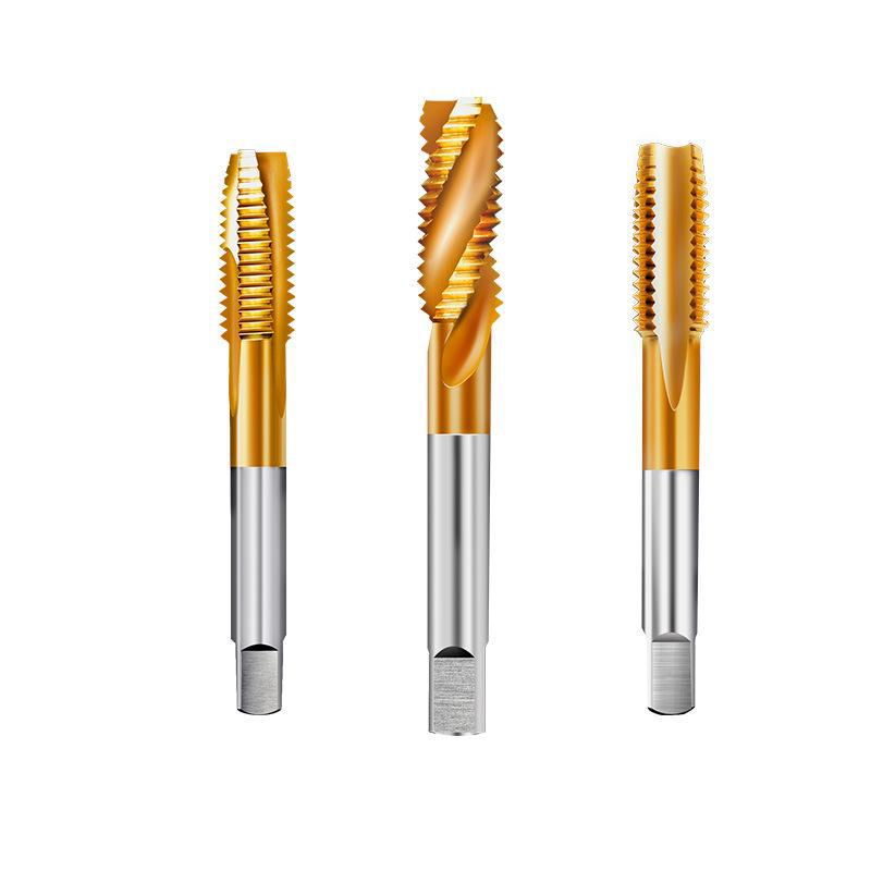 Cobalt-Enhanced Tap Set: Sharp Titanium-Plated and Stainless Steel Punching Tools