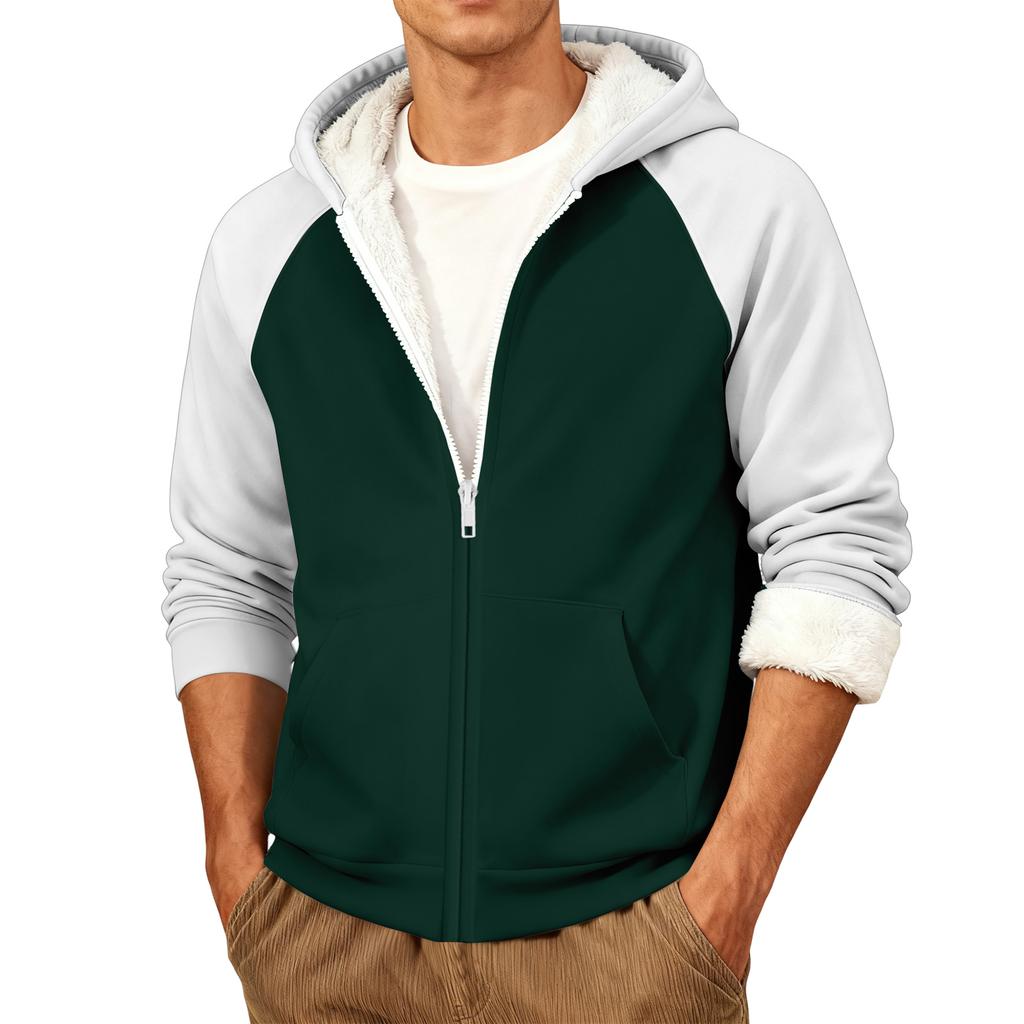 Men's Casual Warm Hooded Jacket
