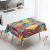 New Abstract Tea Tablecloth Waterproof and Oil-proof Dining Tablecloth Nordic Wind Bar Tablecloth Home Decoration