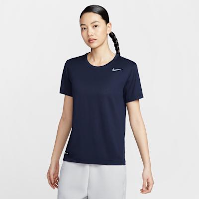 Nike Dri Fit T Shirt Women s Obsidian Color XS