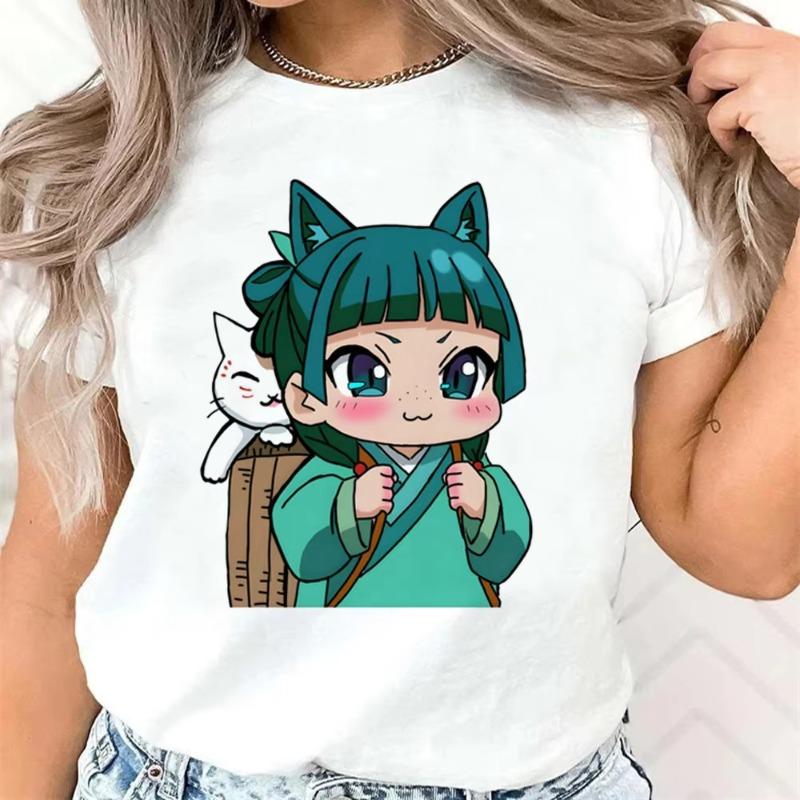 Kusuriya No Hitorigoto T-shirt Girl Vintage Psychedelic Kawaii T Shirt Classic Comfortable Retro Streetwear Breathable Women