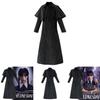 Wednesday Addams Season Two Cosplay Costume With Polyester Blazer For Halloween Parties