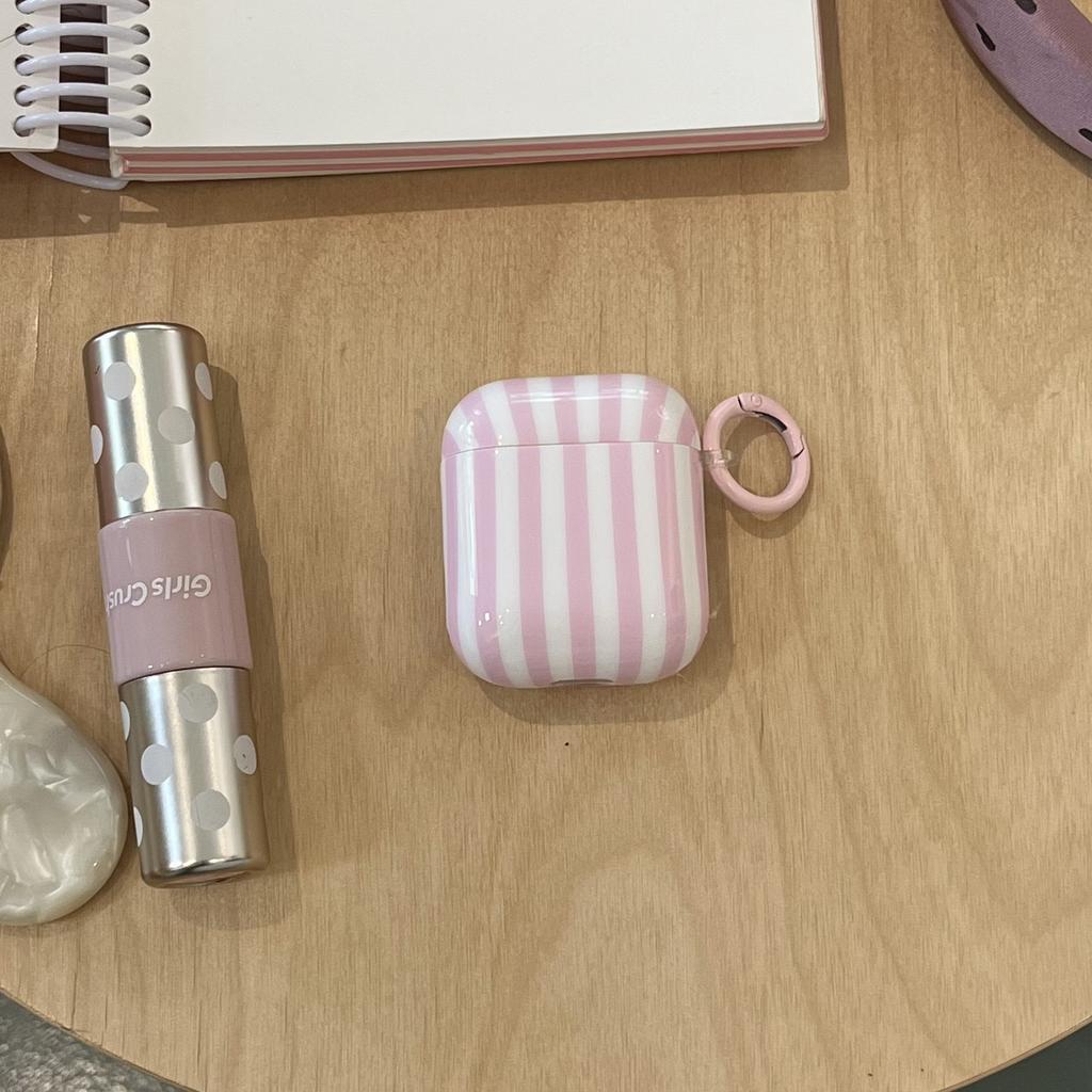 Ins Simple Dopamine Stripe for Apple AirPods1/1 Case AirPods Pro1 Headphone Cover
