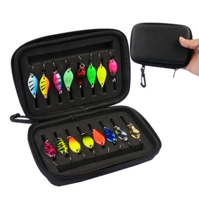 Set de señuelos de pesca con lentejuelas con bolsa de almacenamiento Diseño compacto Portátil