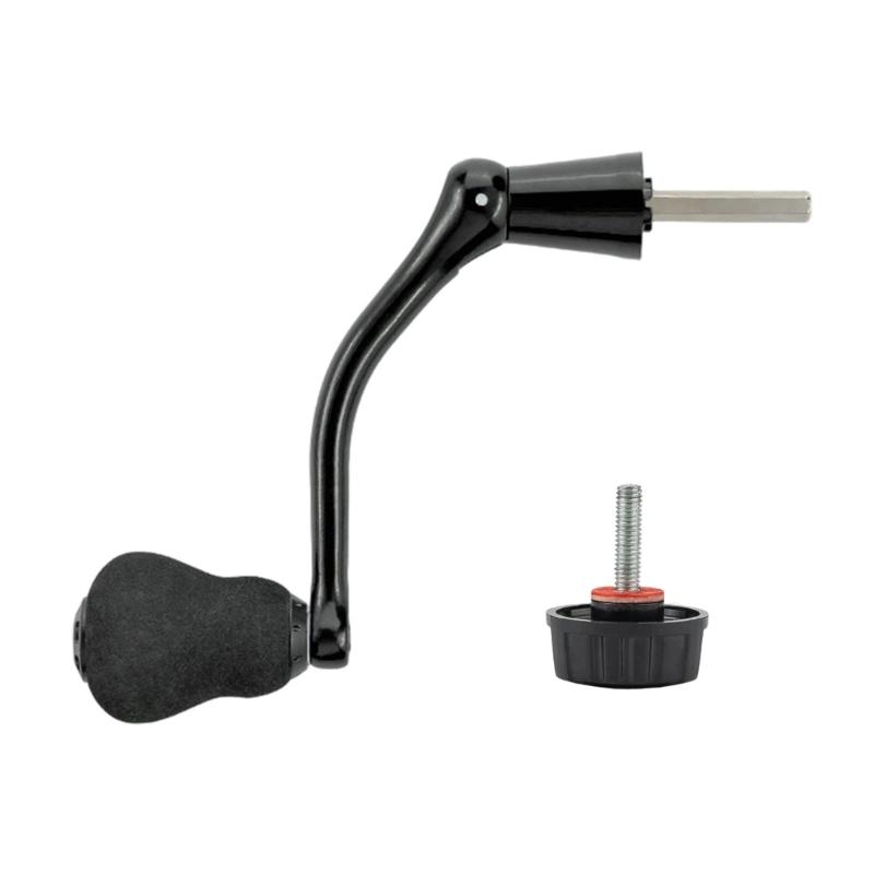 Power Handle Fishing Rod Reel Crank Rocker Arm Replacement Handle Grips Fishing Reel Crank Rotary Knob Handle