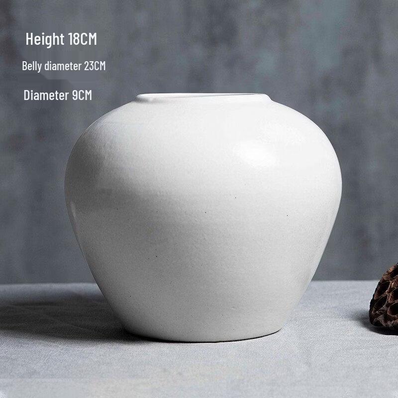 Набор матовых белых керамических цветочных ваз Small