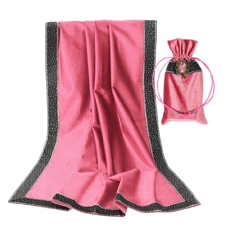 Thick Flannel Astrologys Tablecloth with Drawstring Bag Tarots Divinations Tablecloth Altars Cloth Divinations Accessory