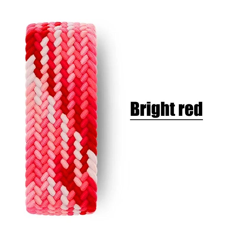 Braided Solo Loop Strap For Redmi Watch 5 Lite Elastic Nylon Bands Xiaomi Redmi Watch 5 Active Weave Bracelet 22mm Wristband