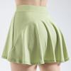 Womens Yoga Tennis Workout Set With Sports Bra Skort Shorts - Breathable Stretch Fitness Outfit Running Gym
