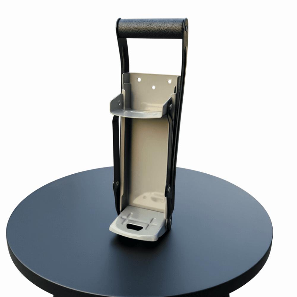 

Built-in Bottle Opener Can Crusher Heavy-Duty Steel Can Pressing Machine Kitchen Storage серый