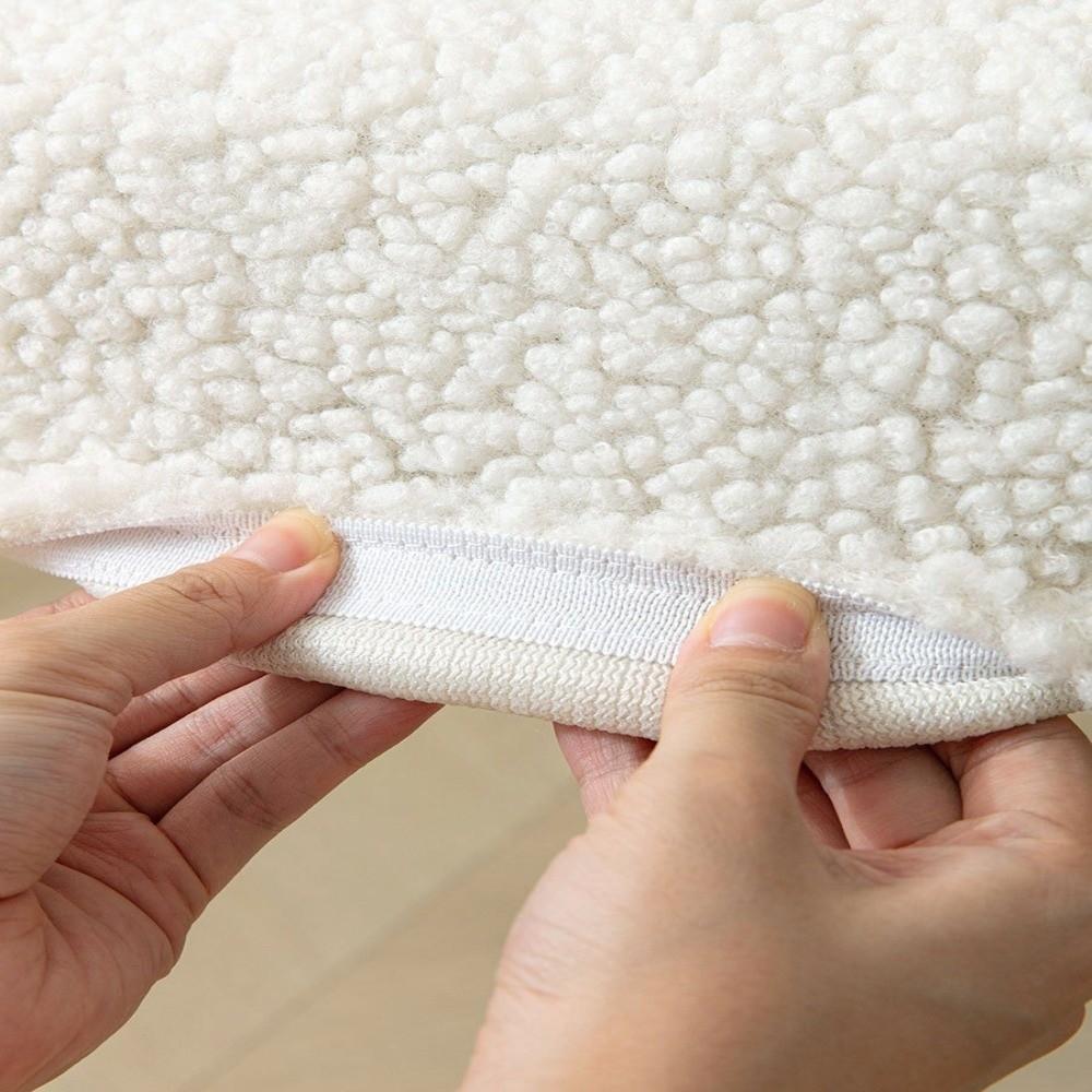 Washable Computer Chair Seat Cozy Plush Elastic Chair Cover Office Chair Covers  Kitchen