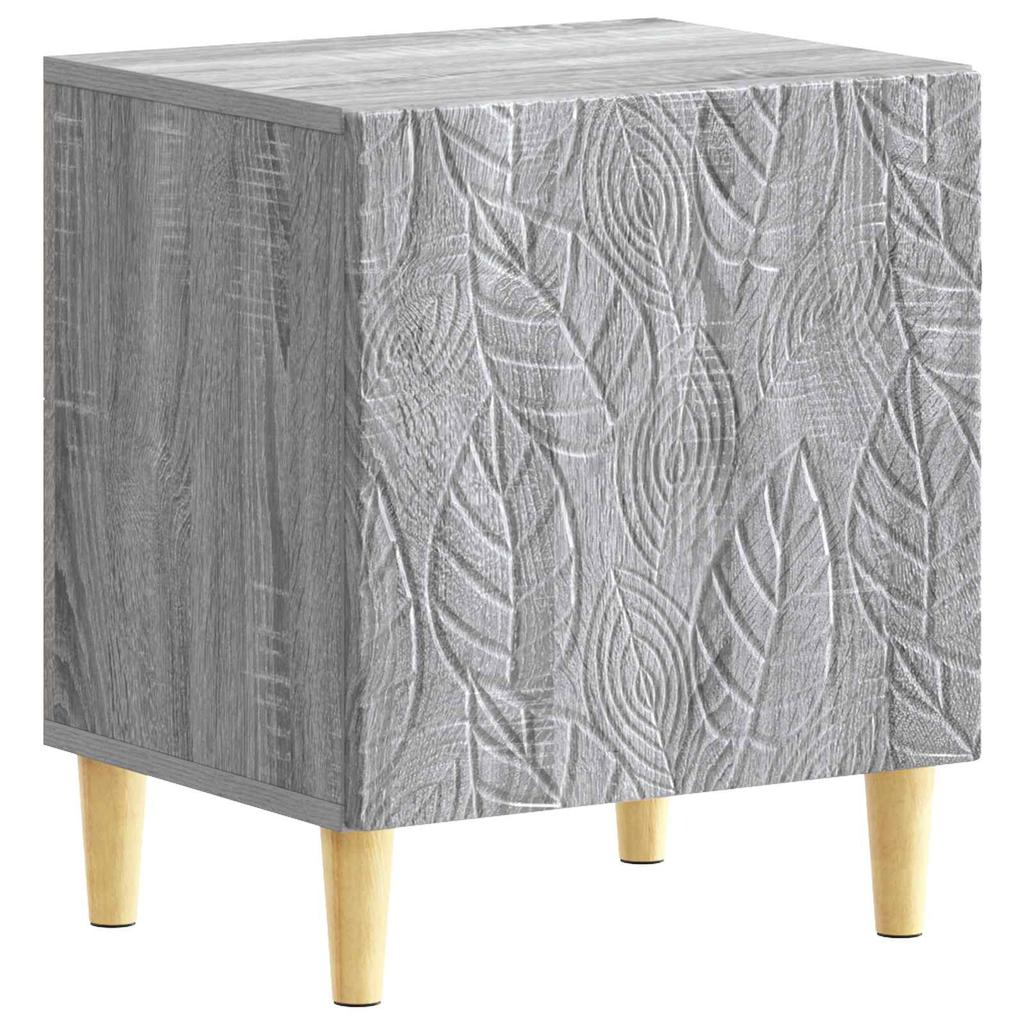 Nightstand Gray Sonoma 43 x 34.5 x 50 cm Particleboard