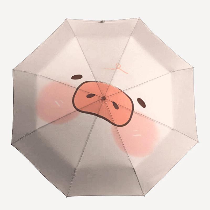 

1pc Piglet Umbrella That Opens Closes Automatically Perfect Gift with a Convenient Folding Mechanism 26
