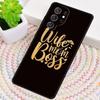 Wife Mom Boss Quotes soft TPU Phone Case For Samsung Galaxy note 10 pro S26 S25 S24 S23 S22 Ultra Plus S21 FE S20 Cover