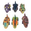 6PCS Dinosaur Toys Pull Back Cars Educational Interactive Artfully Crafted Dinosaur Car Toy Set for 