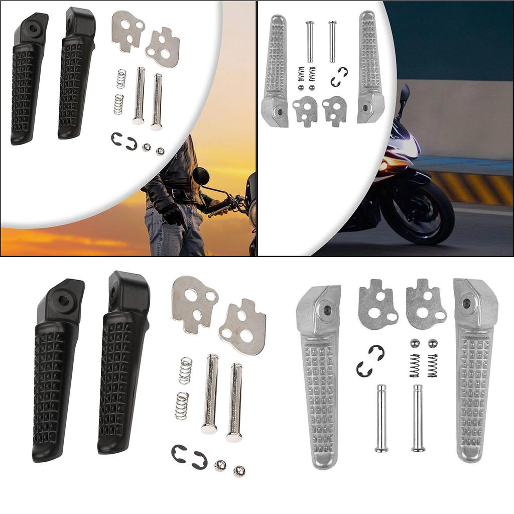 2Pcs Footrests for Honda CB400 1993-1998 Motorcycle Rear Passenger Foot Pegs