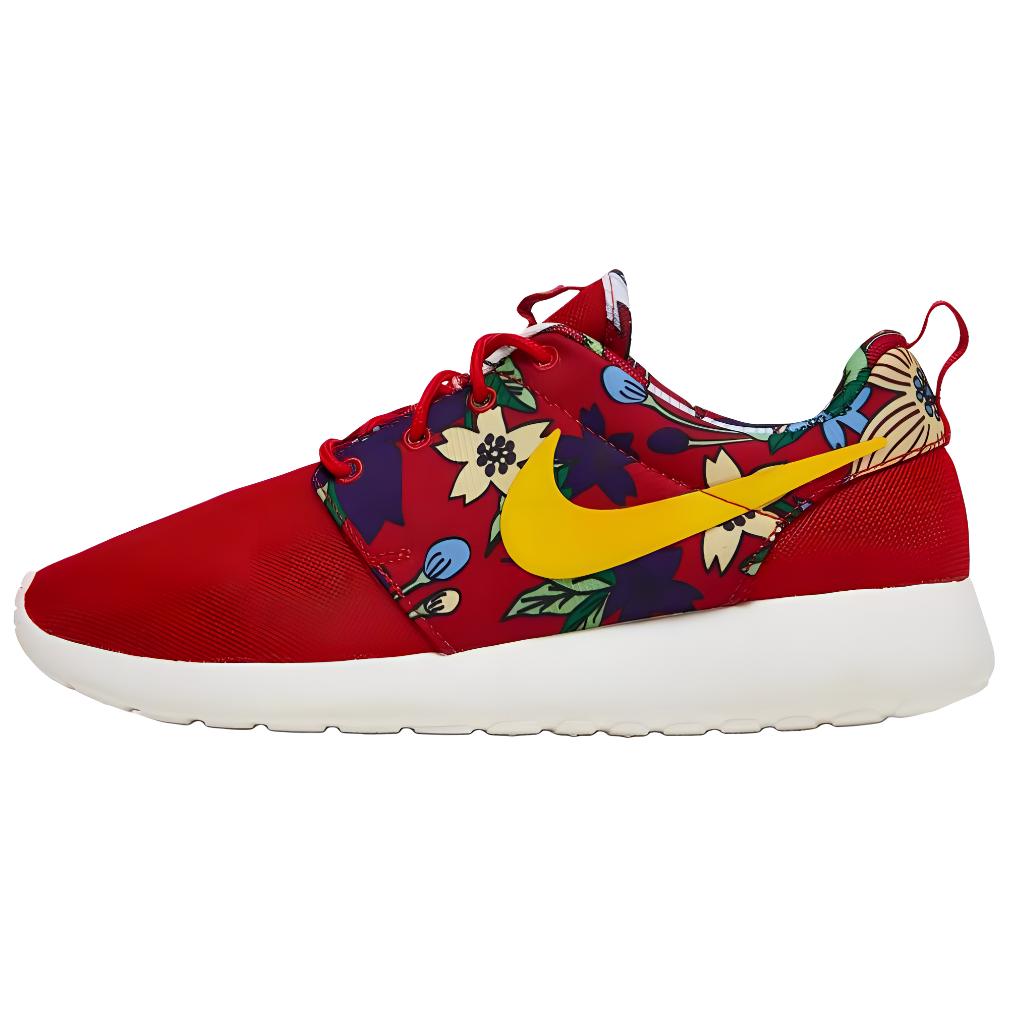 

Новые женские Nike Roshe Run Красные Цветочные Алоха 599432-674 36.5