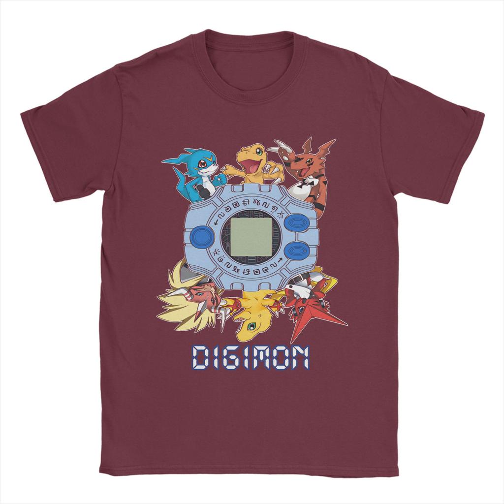 Men Women Digimon seasons T Shirts  Cotton Clothing Casual Short Sleeve Crewneck Tees Party T-Shirts