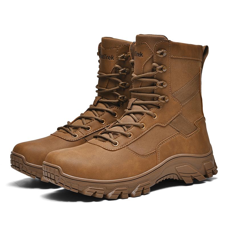 Herren Taktischer Stiefel Knöchel Wüste Militär Jagd Wanderschuhe Hohe Qualität Unisex Armee Wasserdicht Marke Motorrad Kletterschuhe