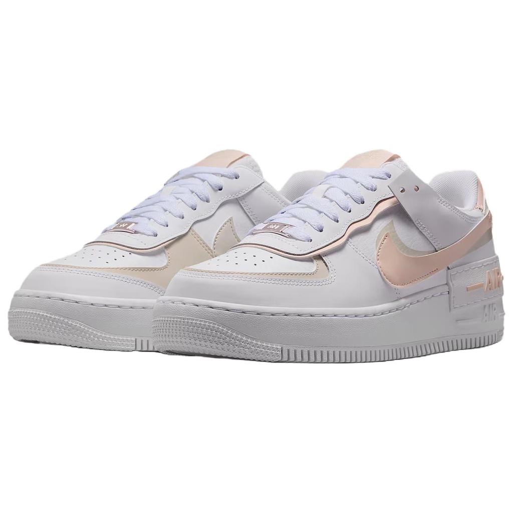 Nike Air Force 1 Shadow White Washed Coral Women Sneakers Light-Orewood-Brown CI0919-121
