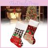 New Christmas Decorative Embroidered Christmas Stocking Candy Bag Gift Bag For Holiday Cheer