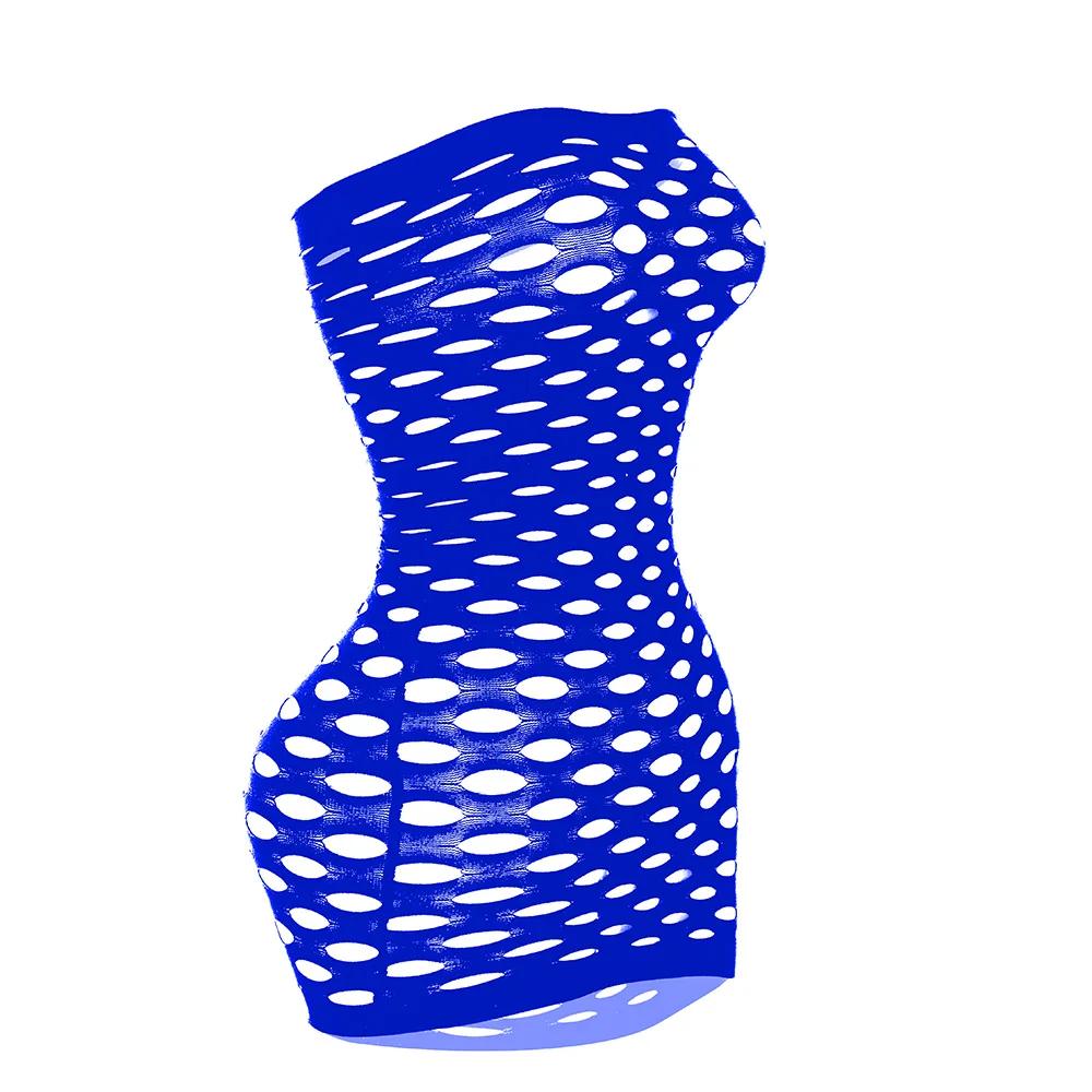 40-100KG Plus Size Mesh Erotic Dress Bodystockings Lingerie Sexy Open Bra Crotchless Female Fishnet Dress Underwear for Women Men