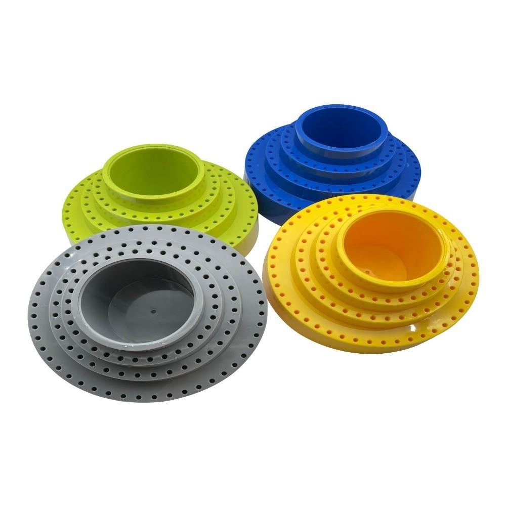 Portable Drill Bit Storage Case 360° Rotation Durable Rotating Tool Stand Round Shape Tool Tip Stand Tool Organization