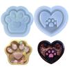 Resin Shaker Mold DIY Quicksand Casting Epoxy Silicone Mold Resin Epoxy Jewelry Molds for Pendant Decoration Crafts