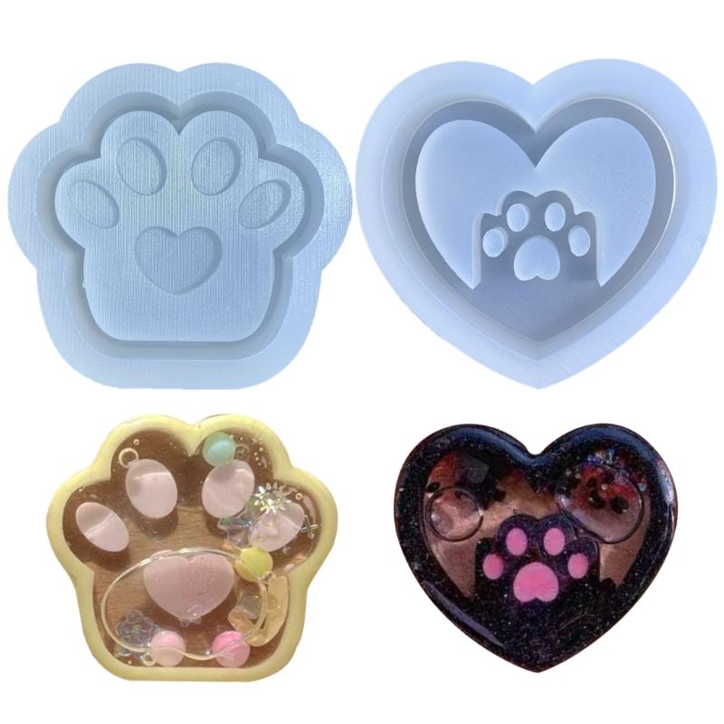 Resin Shaker Mold DIY Quicksand Casting Epoxy Silicone Mold Resin Epoxy Jewelry Molds for Pendant Decoration Crafts